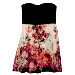 Trixxi Mini Strapless Multi-Color Dress Size 5